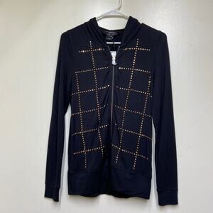 Peony & Me Lightweight Active Wear Hoodie XS Studs